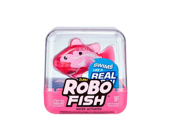 Интерактивная игрушка Pets & Robo Alive Роборыбка розовая (7125SQ1-3), изображение 2 Интерактивная игрушка Pets & Robo Alive Роборыбка розовая (7125SQ1-3), изображение 2