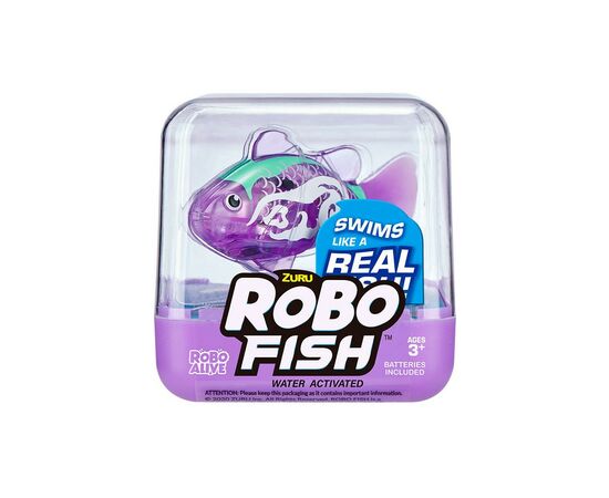 Интерактивная игрушка Pets & Robo Alive Роборыбка фиолетовая (7125SQ1-1), изображение 2 Интерактивная игрушка Pets & Robo Alive Роборыбка фиолетовая (7125SQ1-1), изображение 2