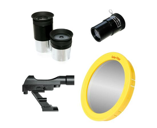 Телескоп Bresser Spica 130/1000 EQ3 Reflector Solar Carbon + фильтр + адаптер (929320), изображение 6 Телескоп Bresser Spica 130/1000 EQ3 Reflector Solar Carbon + фильтр + адаптер (929320), изображение 6