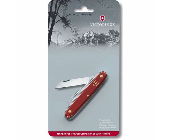 Нож Victorinox Floral Matt Red Blister (3.9050.B1), изображение 2 Нож Victorinox Floral Matt Red Blister (3.9050.B1), изображение 2