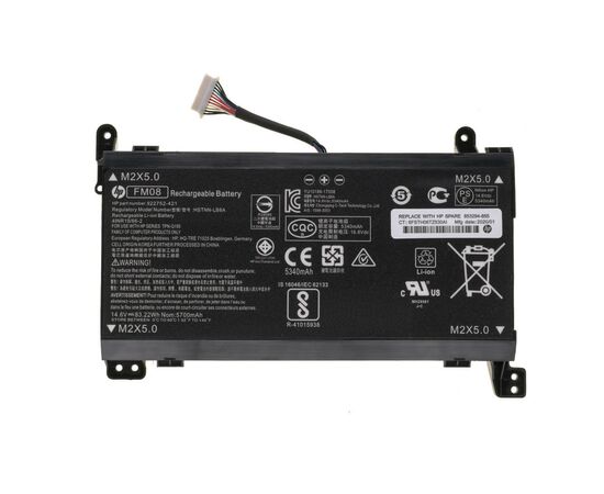 Аккумулятор для ноутбука HP Omen17-anHSTNN-LB8B, 5700mAh (83.22Wh), 8cell, 14.6V, Li-ion (A47544)