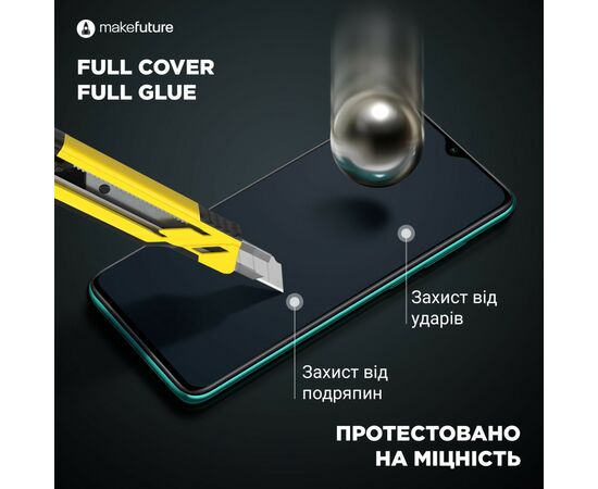 Скло захисне MakeFuture Apple iPhone 13 mini Full Cover Full Glue (MGF-AI13M), зображення 5 Скло захисне MakeFuture Apple iPhone 13 mini Full Cover Full Glue (MGF-AI13M), зображення 5