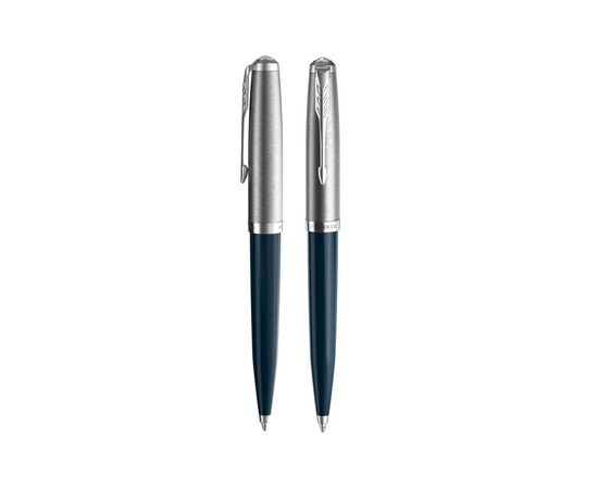Ручка шариковая Parker PARKER 51 Midnight Blue CT BP (55 232), изображение 2 Ручка шариковая Parker PARKER 51 Midnight Blue CT BP (55 232), изображение 2
