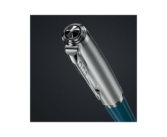 Ручка шариковая Parker PARKER 51 Teal Blue CT BP (55 332), изображение 3 Ручка шариковая Parker PARKER 51 Teal Blue CT BP (55 332), изображение 3