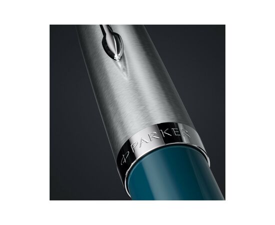 Ручка шариковая Parker PARKER 51 Teal Blue CT BP (55 332), изображение 4 Ручка шариковая Parker PARKER 51 Teal Blue CT BP (55 332), изображение 4