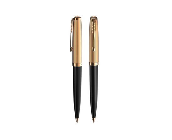 Ручка шариковая Parker PARKER 51 Premium Black GT BP (57 032), изображение 2 Ручка шариковая Parker PARKER 51 Premium Black GT BP (57 032), изображение 2