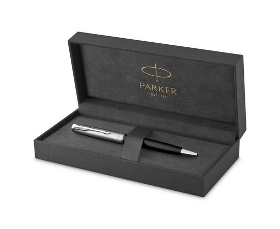 Ручка шариковая Parker SONNET 17 Essentials Metal Black Lacquer CT BP (83 532), изображение 3 Ручка шариковая Parker SONNET 17 Essentials Metal Black Lacquer CT BP (83 532), изображение 3