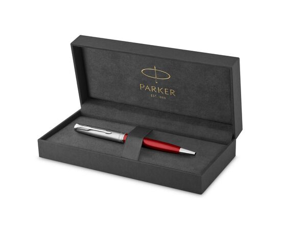 Ручка шариковая Parker SONNET 17 Essentials Metal Red Lacquer CT BP (83 632), изображение 3 Ручка шариковая Parker SONNET 17 Essentials Metal Red Lacquer CT BP (83 632), изображение 3