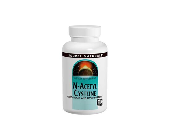 Аминокислота Source Naturals NAC (N-Ацетил-L-Цистеин) 600мг, 60 таблеток (SN0850)