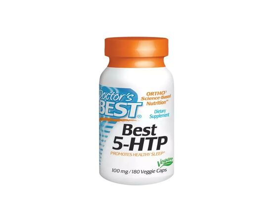 Аминокислота Doctor's Best 5-HTP (Гидрокситриптофан) 100мг, 180 капсул (DRB-00312)