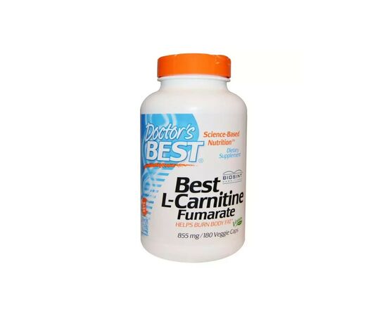 Аминокислота Doctor's Best L-Карнитин Фумарат 855мг, Biosint, 180 гелевых капсул (DRB-00154)
