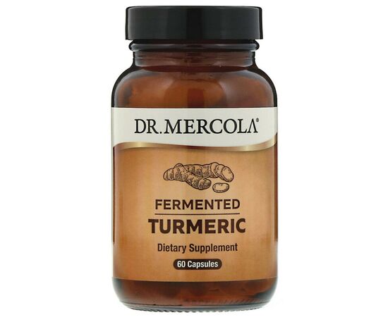 Травы Dr. Mercola Куркума ферментированная, Fermented Turmeric, 60 капсул (MCL-03236)