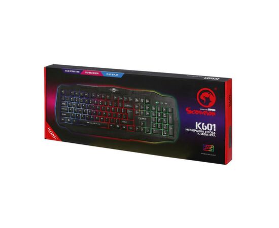 Клавіатура Marvo K601 Multi-LED USB, зображення 6 Клавіатура Marvo K601 Multi-LED USB, зображення 6
