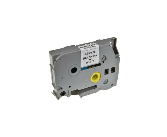 Лента для принтера этикеток UKRMARK RL-B-T221P-BK/WT, аналог TZE221. 9 мм х 8 м (CBTZ221)