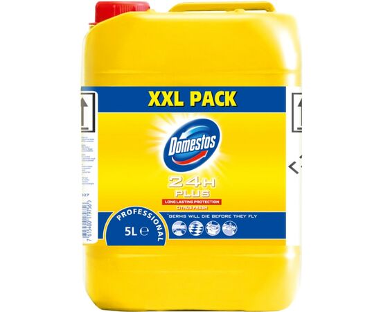 Жидкость для чистки ванн Domestos Professional Цитрус с дезинфицирующим эффектом 5 л (7615400179756)