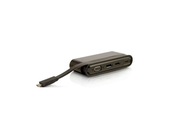 Порт-реплікатор C2G Docking Station USB-C на HDMI, DP, VGA, USB, Power Delivery (CG82392), зображення 2 Порт-реплікатор C2G Docking Station USB-C на HDMI, DP, VGA, USB, Power Delivery (CG82392), зображення 2