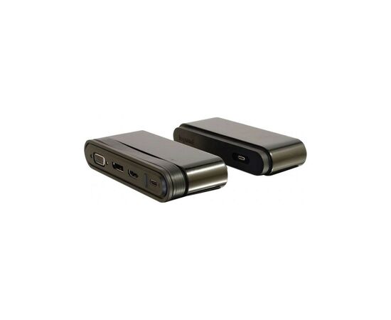 Порт-реплікатор C2G Docking Station USB-C на HDMI, DP, VGA, USB, Power Delivery (CG82392)
