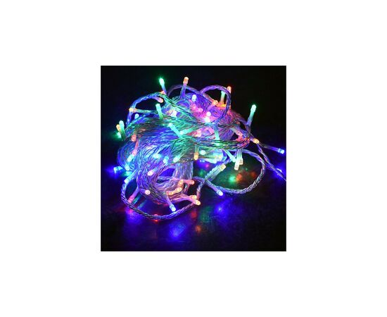 Гирлянда Jumi Бахрома мультицвет, 100 LED, 2,85 м (5900410535800)