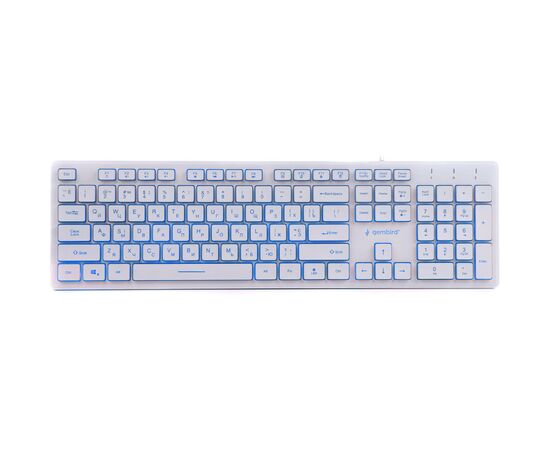 Клавиатура Gembird KB-UML3-01-W-UA USB White (KB-UML3-01-W-UA)