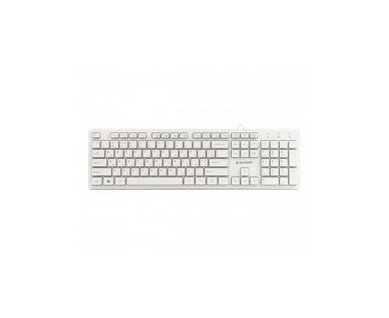 Клавиатура Gembird KB-MCH-03-W-UA USB White (KB-MCH-03-W-UA)