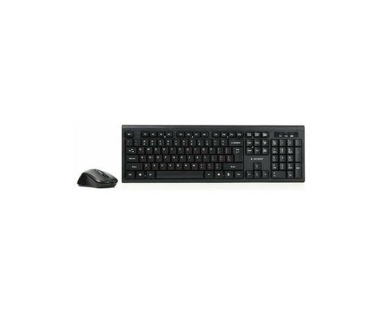 Комплект Gembird KBS-WM-03-UA Wireless Black (KBS-WM-03-UA), изображение 2 Комплект Gembird KBS-WM-03-UA Wireless Black (KBS-WM-03-UA), изображение 2