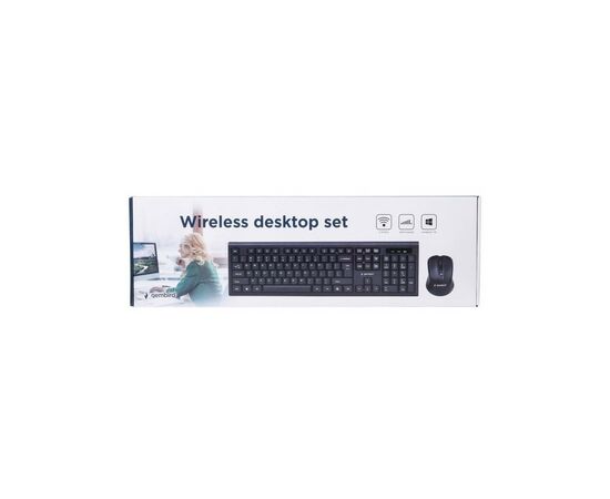 Комплект Gembird KBS-WM-03-UA Wireless Black (KBS-WM-03-UA), изображение 3 Комплект Gembird KBS-WM-03-UA Wireless Black (KBS-WM-03-UA), изображение 3