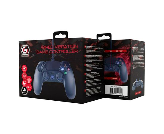 Геймпад Gembird PS4/PC Black (JPD-PS4U-01), изображение 3 Геймпад Gembird PS4/PC Black (JPD-PS4U-01), изображение 3