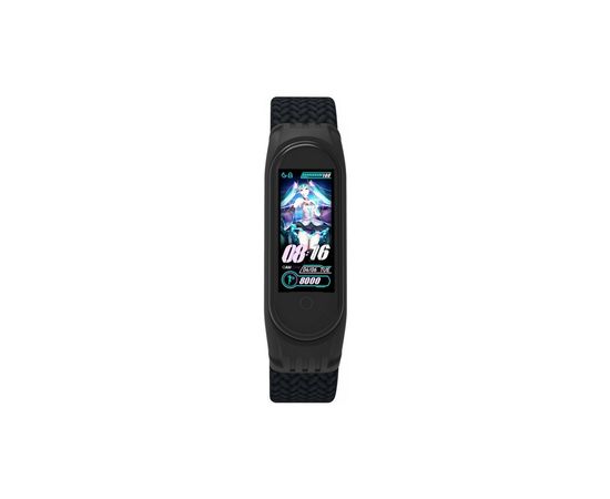 Ремешок для фитнес браслета Armorstandart Braided Solo Loop для Xiaomi Mi Band 4/5/6 Black size S (ARM59177), изображение 2 Ремешок для фитнес браслета Armorstandart Braided Solo Loop для Xiaomi Mi Band 4/5/6 Black size S (ARM59177), изображение 2