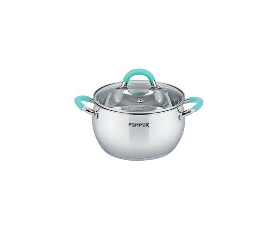 Кастрюля Pepper Apple Mint 16x9,5 см 2,2 л PR-1108-16 (107777)