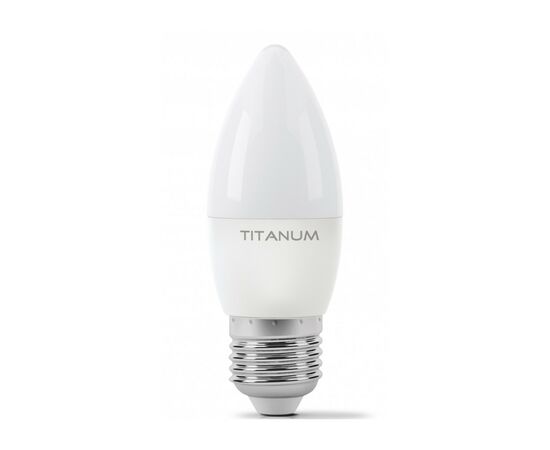 Лампочка TITANUM C37 6W E27 3000K (TLС3706273), изображение 2 Лампочка TITANUM C37 6W E27 3000K (TLС3706273), изображение 2
