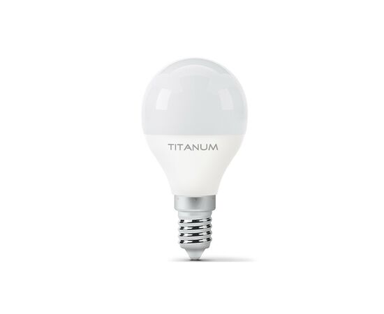 Лампочка TITANUM G45 6W E14 3000K (TLG4506143), изображение 2 Лампочка TITANUM G45 6W E14 3000K (TLG4506143), изображение 2