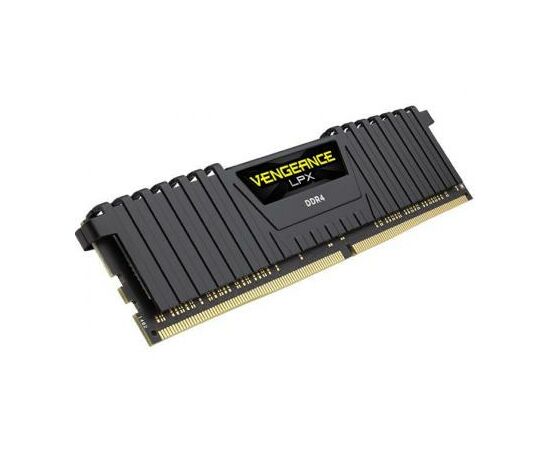 Модуль пам'яті для комп'ютера DDR4 8GB 2400 MHz Vengeance LPX Black Corsair (CMK8GX4M1A2400C16), зображення 3 Модуль пам'яті для комп'ютера DDR4 8GB 2400 MHz Vengeance LPX Black Corsair (CMK8GX4M1A2400C16), зображення 3