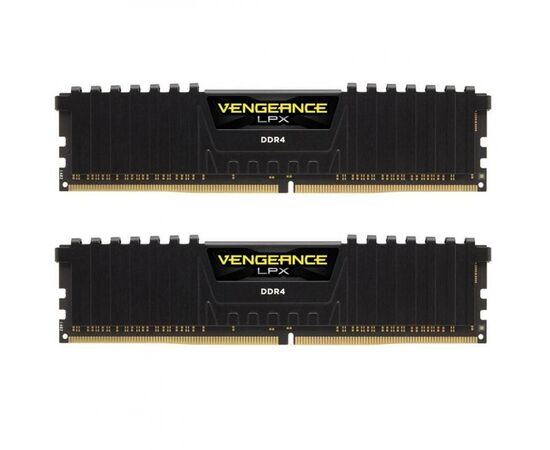 Модуль памяти для компьютера DDR4 8GB (2x4GB) 3000 MHz Vengeance LPX black Corsair (CMK8GX4M2C3000C16)
