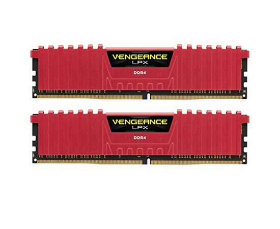 Модуль памяти для компьютера DDR4 32GB (2x16GB) 2666 MHz Vengeance LPX Red Corsair (CMK32GX4M2A2666C16R)