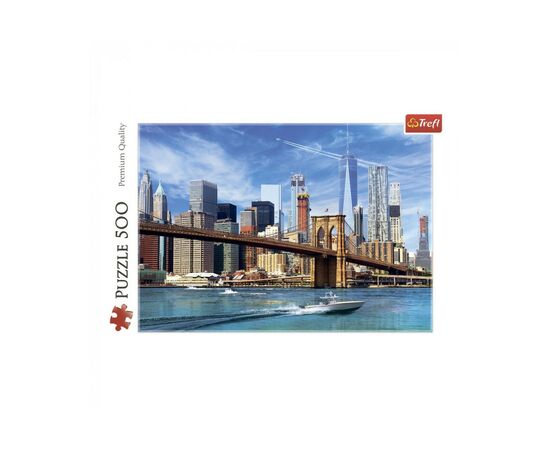 Пазл Trefl Вид Нью-Йорка 500 элементов (6085504), изображение 2 Пазл Trefl Вид Нью-Йорка 500 элементов (6085504), изображение 2