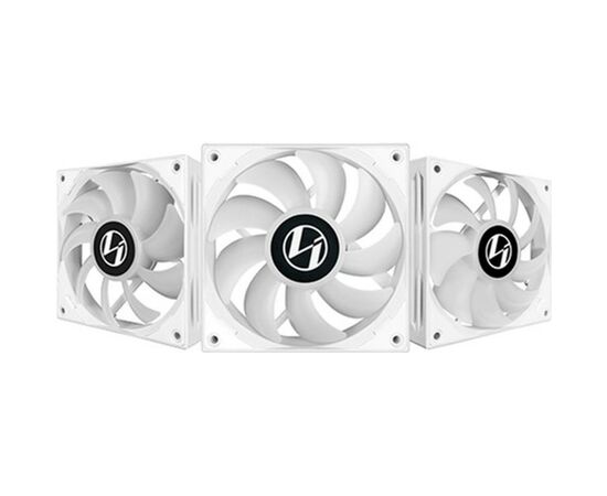 Кулер для корпуса Lian Li ST120-3 Triple White (G99.12ST3W.00), изображение 2 Кулер для корпуса Lian Li ST120-3 Triple White (G99.12ST3W.00), изображение 2
