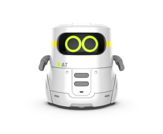 Интерактивная игрушка AT-Robot Умный робот с сенсорным управлением и обучающими карт белый (AT002-01-UKR)