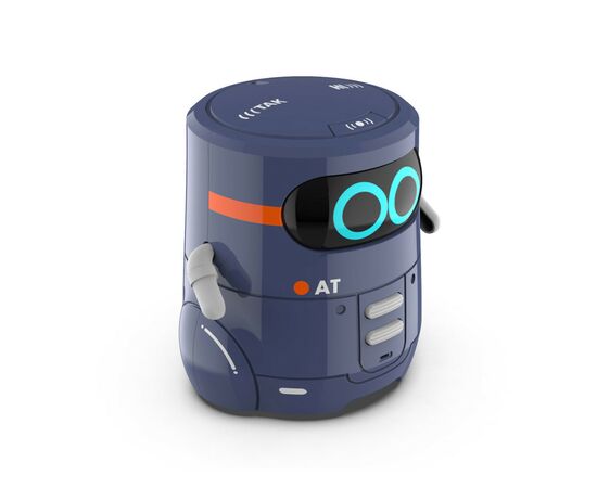 Интерактивная игрушка AT-Robot Умный робот с сенсорным управлением и обучающими карт темно (AT002-02-UKR), изображение 2 Интерактивная игрушка AT-Robot Умный робот с сенсорным управлением и обучающими карт темно (AT002-02-UKR), изображение 2