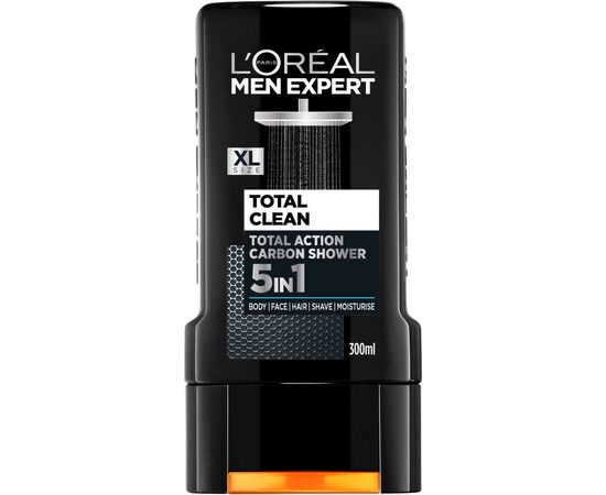 Гель для душа L'Oreal Paris Men Expert Total Clean 5 в 1 300 мл (3600523535989)