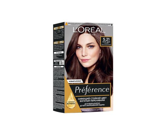 Фарба для волосся L'Oreal Paris Preference 5.21 - Глибокий світло-каштановий (3600522769224)