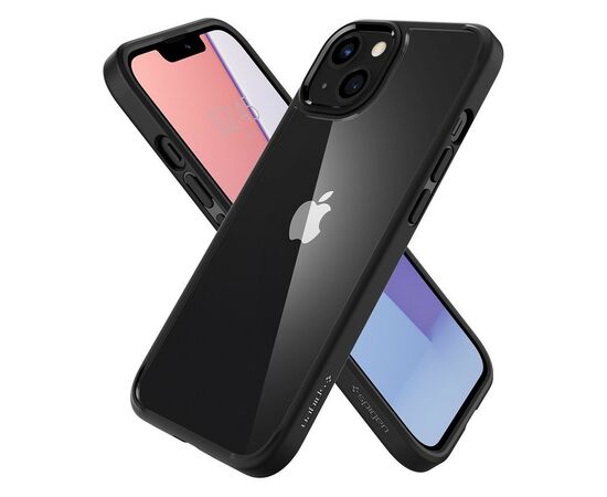 Чехол для моб. телефона Spigen Spigen Apple iPhone 13 Crystal Hybrid, Matte Black (ACS03561), изображение 3 Чехол для моб. телефона Spigen Spigen Apple iPhone 13 Crystal Hybrid, Matte Black (ACS03561), изображение 3