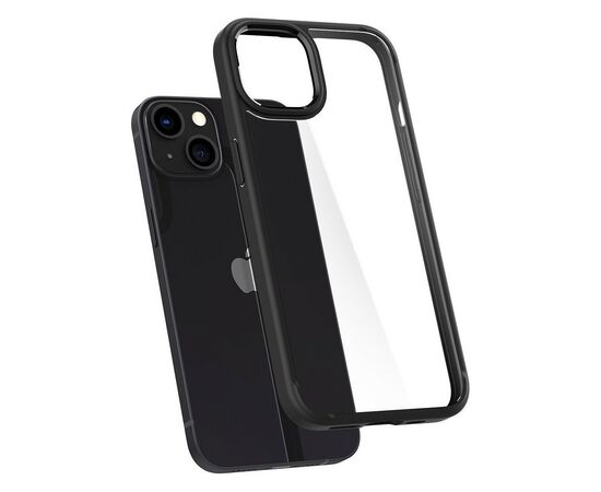 Чехол для моб. телефона Spigen Spigen Apple iPhone 13 Crystal Hybrid, Matte Black (ACS03561), изображение 4 Чехол для моб. телефона Spigen Spigen Apple iPhone 13 Crystal Hybrid, Matte Black (ACS03561), изображение 4