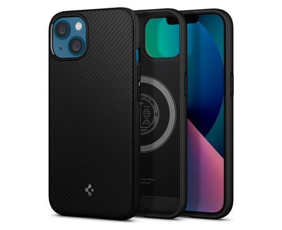 Чехол для моб. телефона Spigen Spigen Apple iPhone 13 Mag Armor, Matte Black (ACS03546), изображение 3
