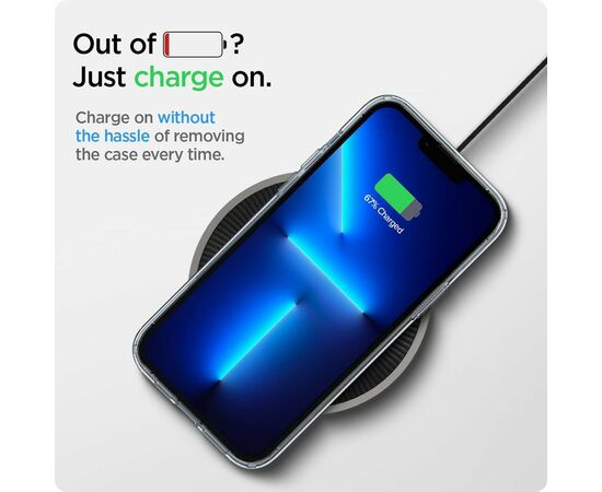 Чехол для моб. телефона Spigen Spigen Apple Iphone 13 Pro Max Crystal Flex, Crystal Clear (ACS03239), изображение 4