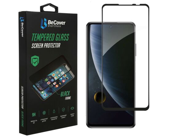 Стекло защитное BeCover ZTE Blade V30 Black (706914)