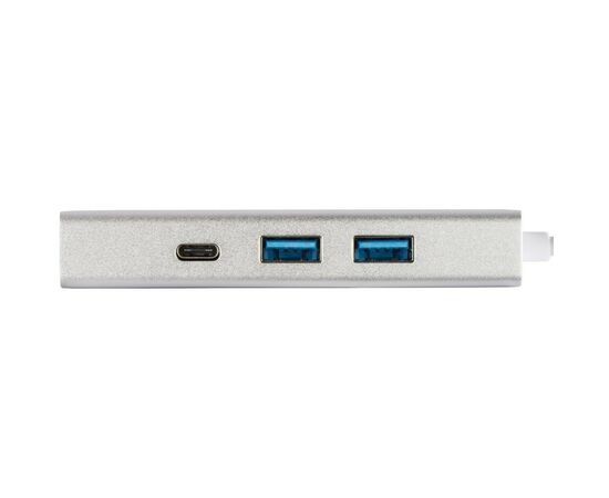 Концентратор Hama USB-C to 2x USB-A, USB-C, HDMI Aluminium Silver (00135756), изображение 2 Концентратор Hama USB-C to 2x USB-A, USB-C, HDMI Aluminium Silver (00135756), изображение 2