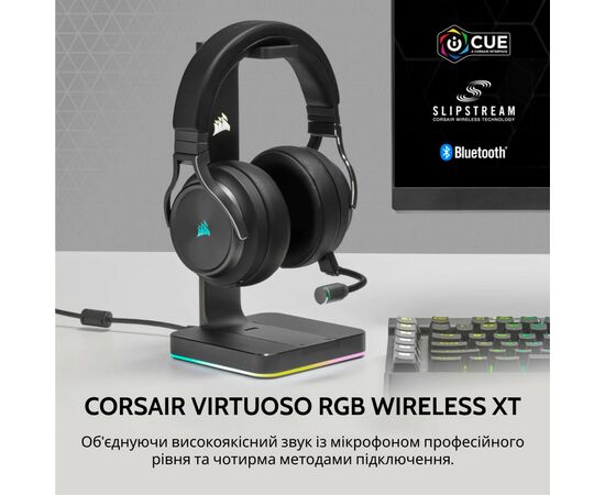 Наушники Corsair Corsair Virtuoso RGB Wireless XT (CA-9011188-EU), изображение 2 Наушники Corsair Corsair Virtuoso RGB Wireless XT (CA-9011188-EU), изображение 2