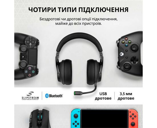Наушники Corsair Corsair Virtuoso RGB Wireless XT (CA-9011188-EU), изображение 3 Наушники Corsair Corsair Virtuoso RGB Wireless XT (CA-9011188-EU), изображение 3