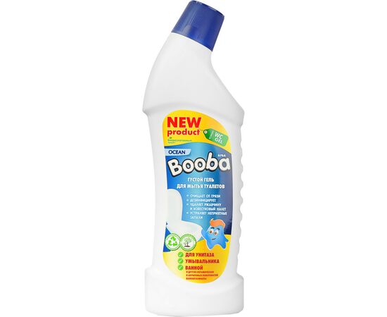 Средство для чистки унитаза Booba Ocean 750 мл (4820187580203)