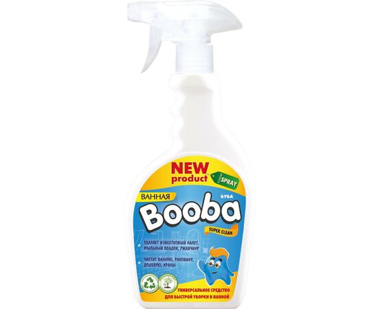Спрей для чищення ванн Booba Super Clean 500 мл (4820187580258)